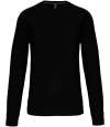 KB442 K442 Kariban Crew Neck Sweatshirt Black colour image
